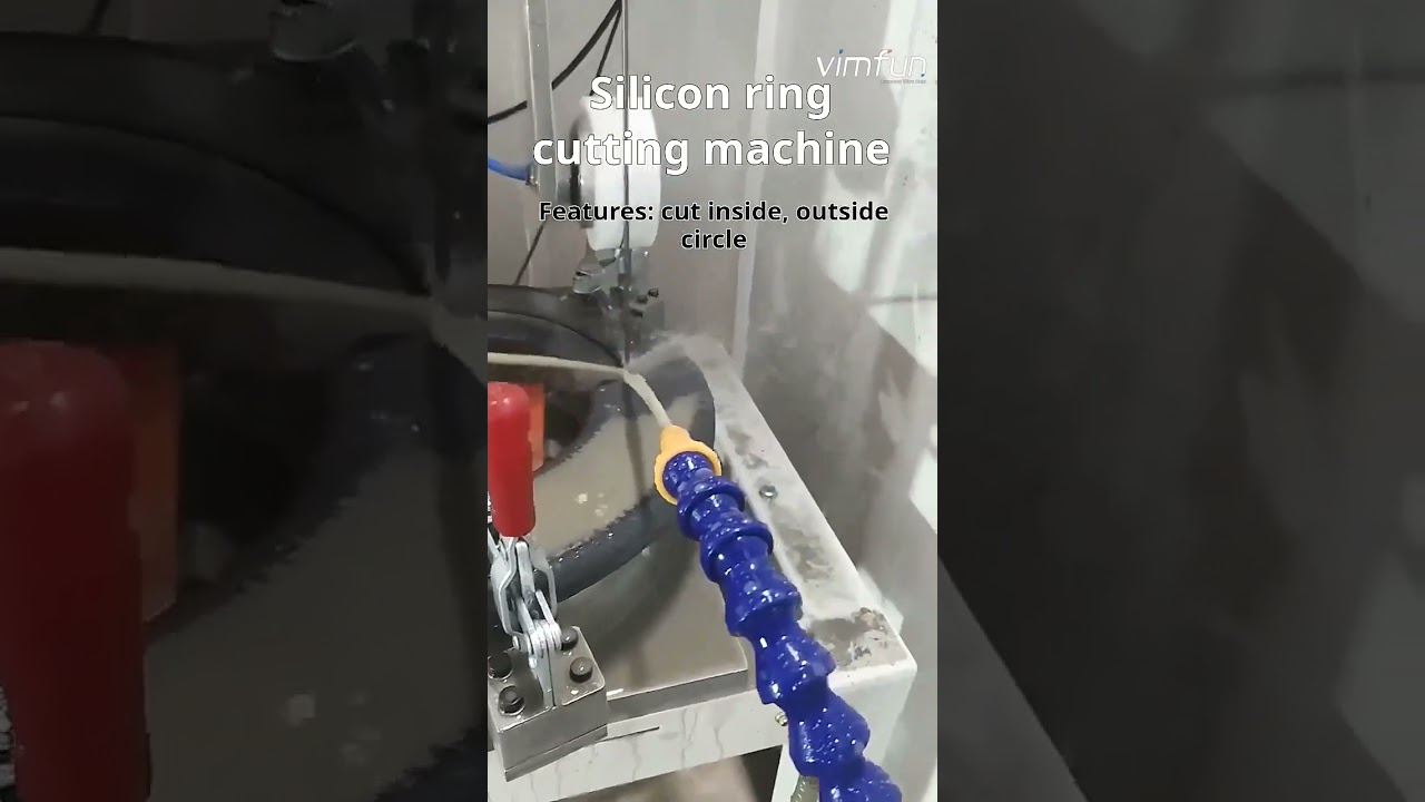 Cutting the Inner Circle of a Silicon Carbide Ring — Watch the Precision!