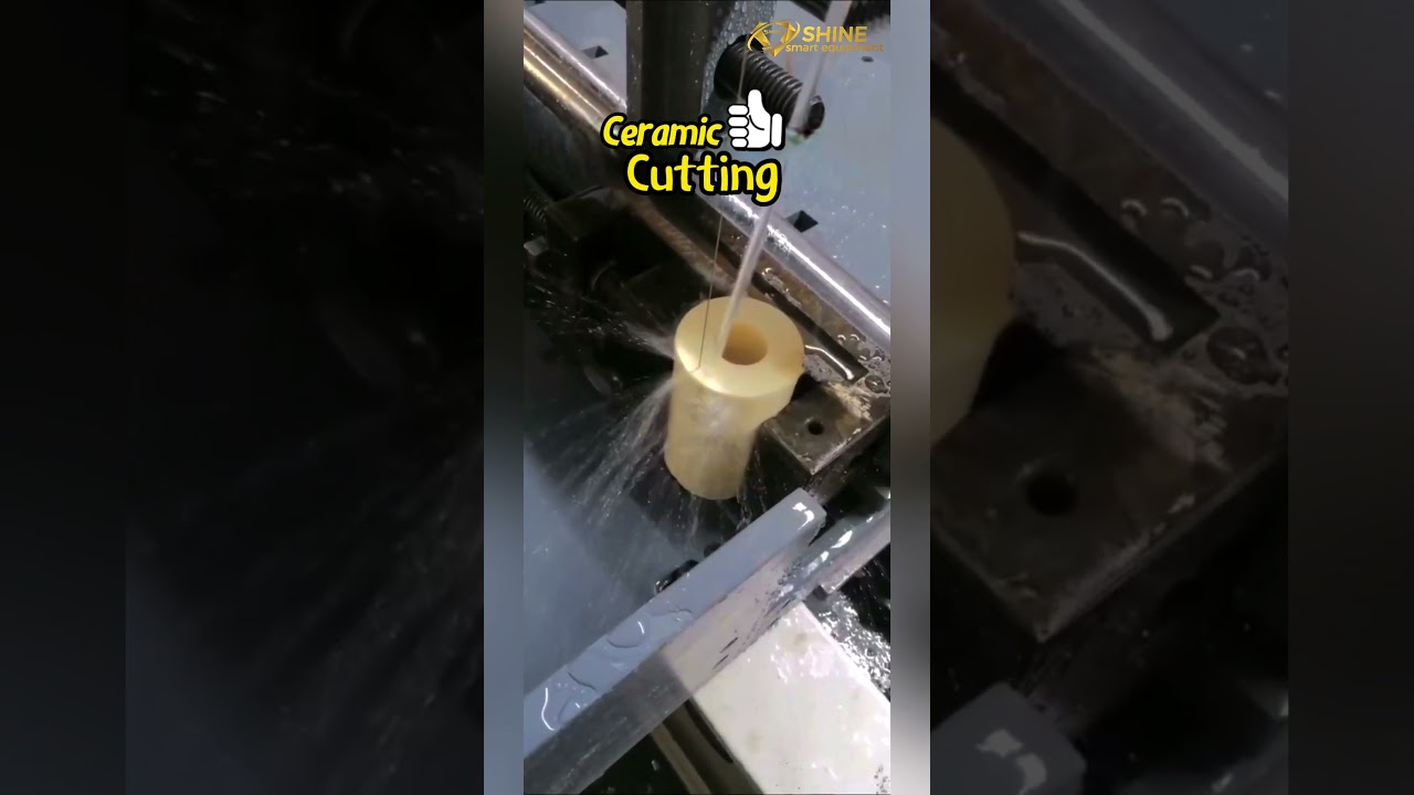 Unlocking the Unique Charm of Pottery-Ceramic Wire Cutting #cuttingmachine#ceramic  #wirecut