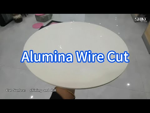 Alumina wire cut with Endless diamond wire saw-Shine Smart Equipment