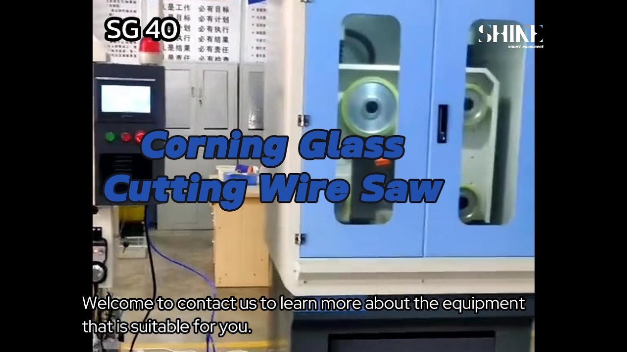SG40 corning glass cutting wire saw,diamond wire saw for optical glass