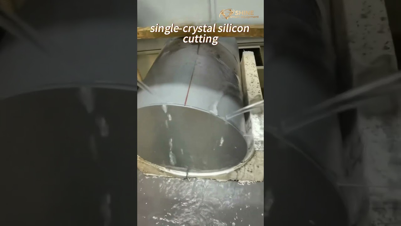 Maîtrisez l'art de la coupe de fil de silicium monocristallin en un instant ! 🔪💎 #machine de découpe#silicium