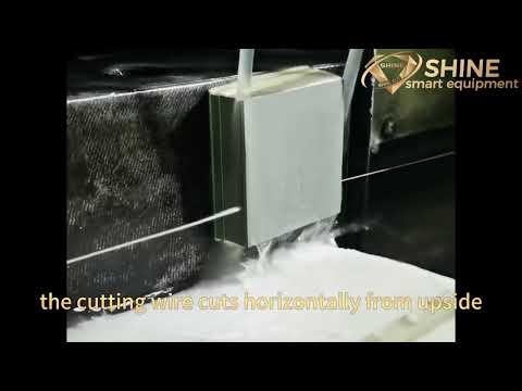 shine wire cut SG 20 - CNC Glasschneide-Drahtsäge / Diamant-Drahtschneide-Gantry horizonal type