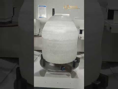 Precision Quartz Ingot Cutting with Endless Diamond Wire Saw #wirecuttingmachine#quartzcrystal