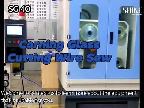 SG40 コーニング ガラス切断ワイヤーソー、光学ガラス用ダイヤモンド ワイヤーソー