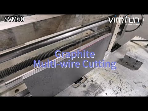 SVM 60-60 Graphit-Mehrdrahtschneidemaschine- 4 Drähte für Graphit-Vimfun-Diamantdrahtsäge