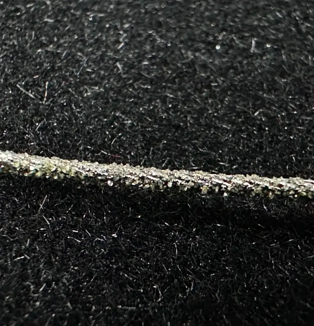 Résultat de la solution de découpe de verre optique — boucle de fil diamanté utilisée pour la découpe BK7 K9