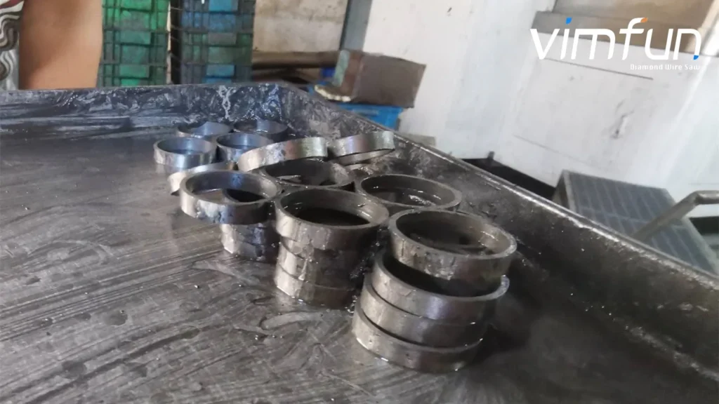 Endless diamond wire saw machine is a perfect machine tool for precision cut cutting magnetic materials