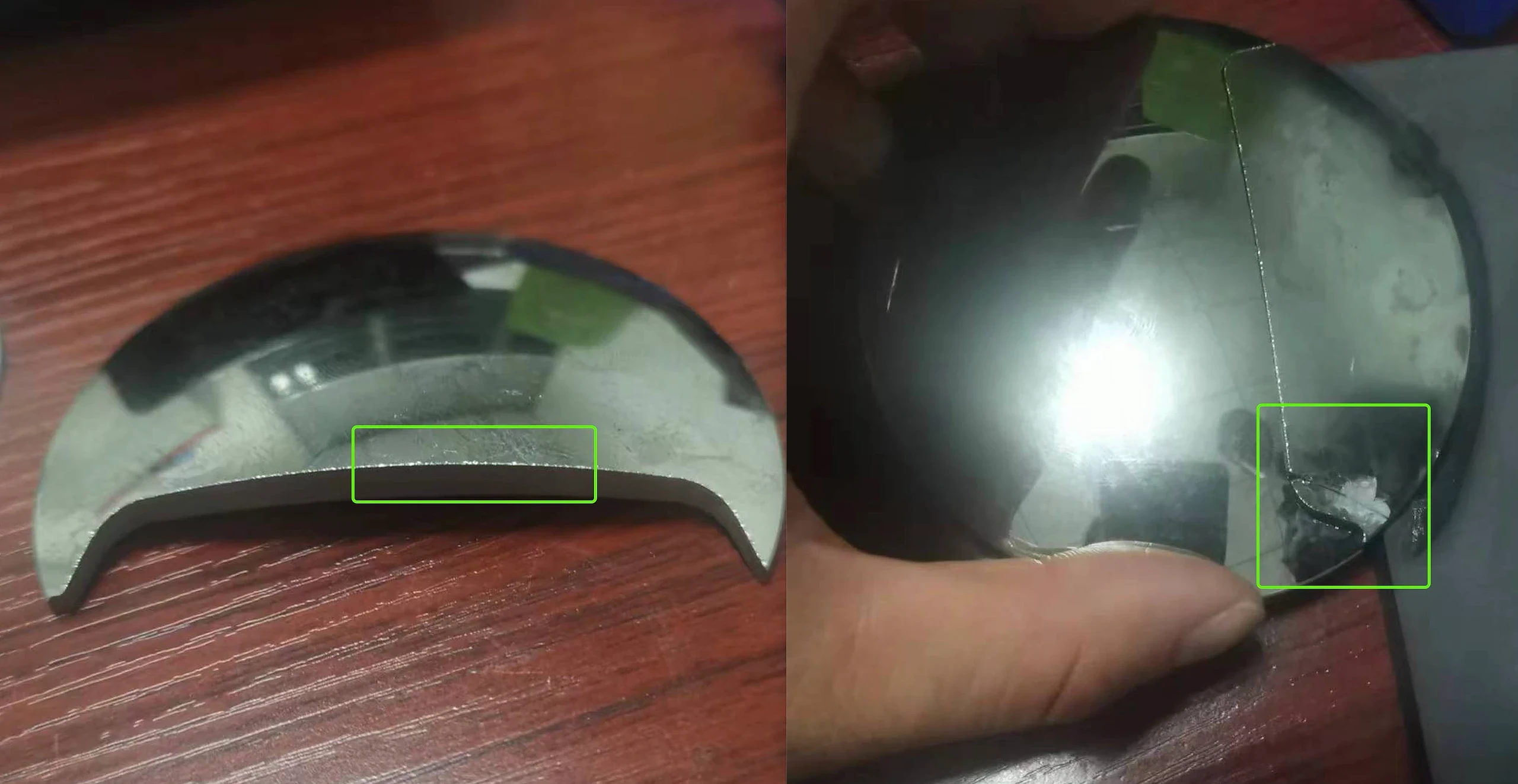 Tranchage Ge en forme d'arc