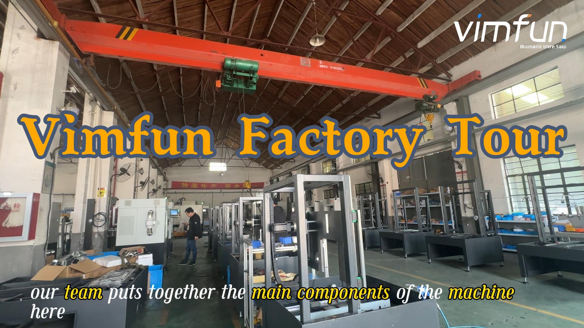 Endless diamond wire saw machine is a perfect machine tool for precision cut VImfun diamond wire saw manufacturer