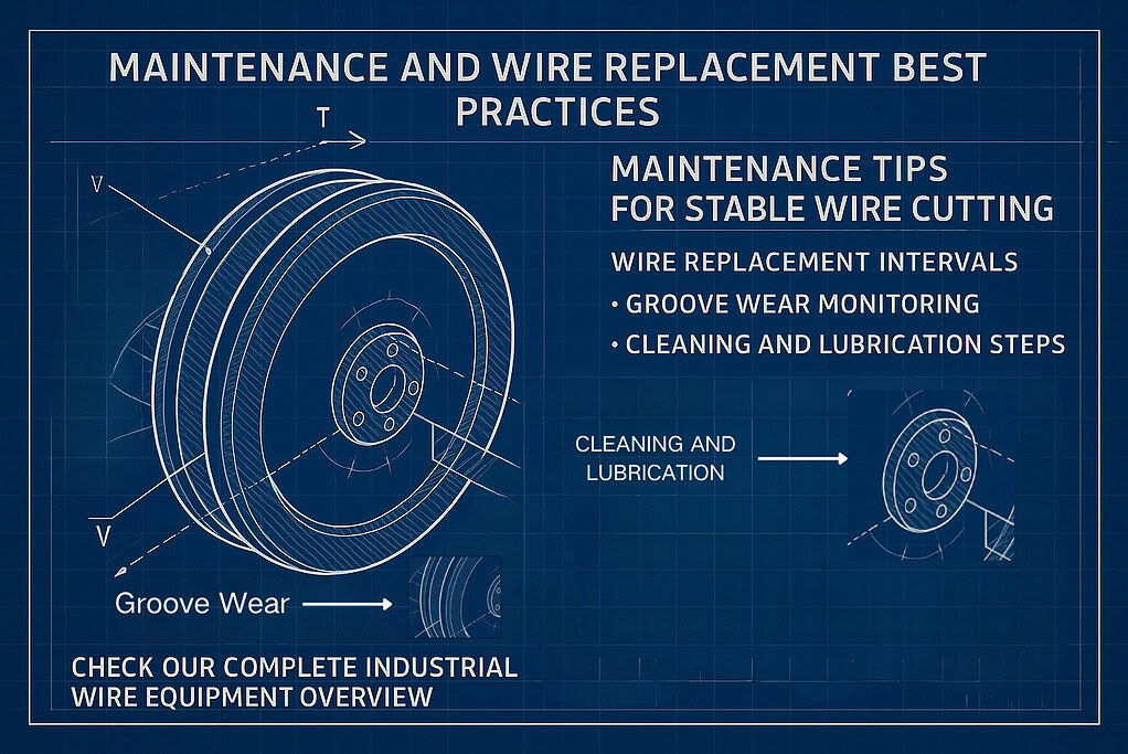 빔펀 다이아몬드 와이어 톱 기계