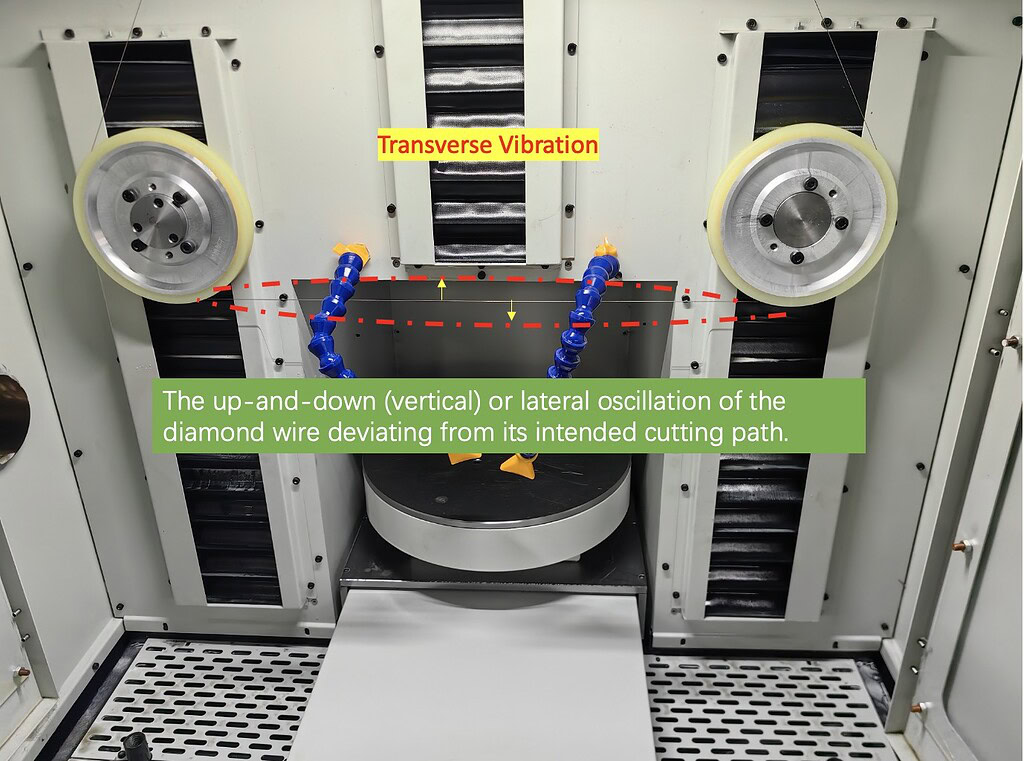Diamantdraht-Schwingung quer 