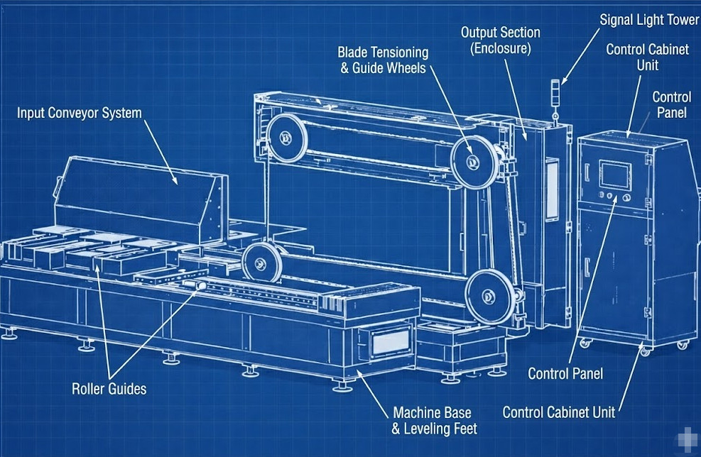 Machine à scier le fil diamanté Vimfun