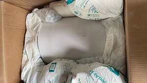 as-pressed ceramic cutting with diamond wire saw