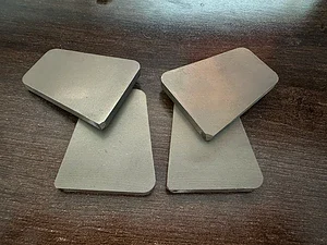 corte de trozos trapezoidales de NdFeB