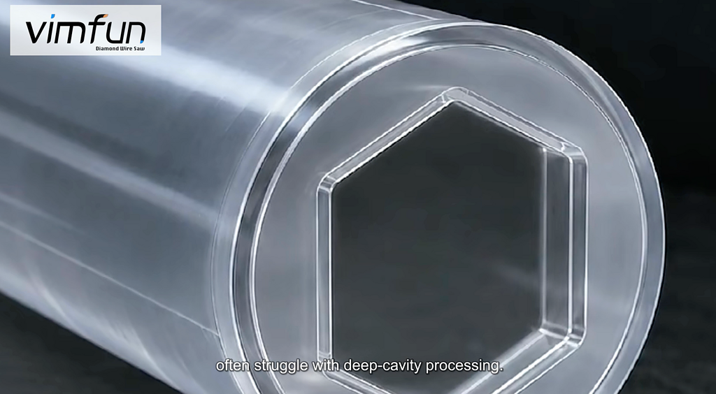 La cortadora de hilo de diamante sin fin es una máquina herramienta perfecta para el corte de precisión Sierras de hilo diamantado Vimfun